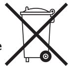 CABASSE SOCOA MT31 WENGE - Traitement des apparéils électriques et électroniques en fin de vie (applicable dans les pays de l'Union européen). - 1