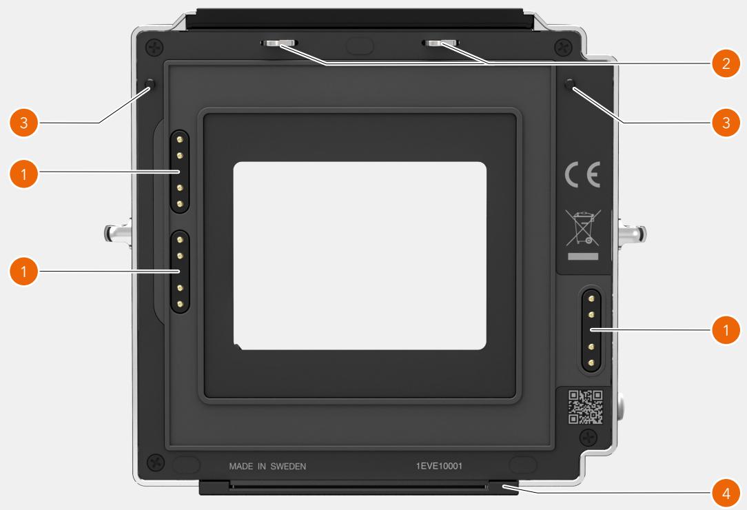 HASSELBLAD 907X 50C - Bouton de déverrouillage de l'objectif - 1
