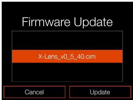 HASSELBLAD 907X 50C - Procédure de mise à jour du firmware de l'objectif - 2