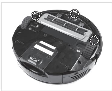 DARTY DaRryEZICLEANASPI-ROBOTHOBOT 388 - Nettoyage des capteurs de vide - 1