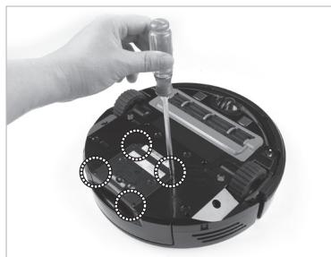 DARTY DaRryEZICLEANASPI-ROBOTHOBOT 388 - Pour remplacer la batterie - 7