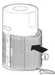 HOOVER HHP30C - Ensemble du filtrre [Fig. 1] - 7