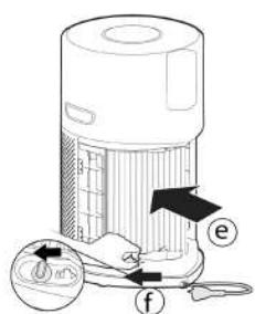 HOOVER HHP30C - Nettoyage / Remplacer le filtré : [Fig. 14] - 5