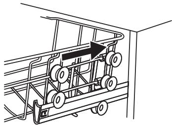 DARTY DWF4812SL - ADJUSTING THE UPPER BASKET - 4
