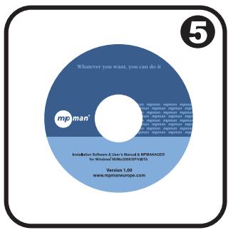 MPMAN TK185/8G - CONTENU DE L'EMBALLAGE - 5