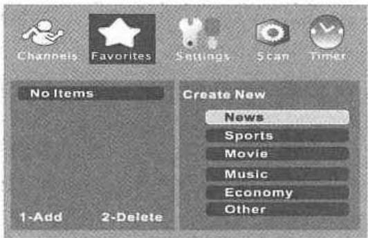 STRONGREFERENCE SRT5261 - Acceder a vos chains favorites: - 2