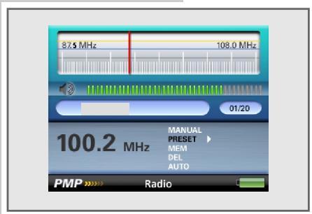 GRUNDIG MP 4400 - Réglage des stations radio … - 1