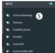 ARCHOS 50 Cobalt - Connexion WiFi - 2