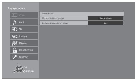 PANASONIC DMP-BDT570EG - Menu de réglage - 1
