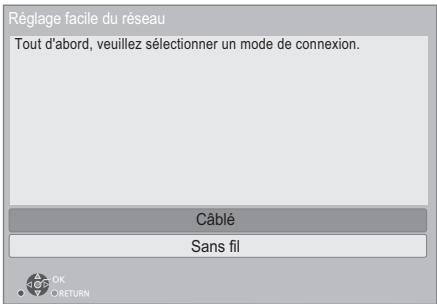 PANASONIC DMP-BDT570EG - Réglage facile du réseau - 1