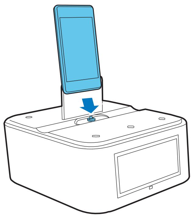 PHILIPS AS130/128792909 - Placement sur la station d'accueil et charge de votre téléphone Android - 4