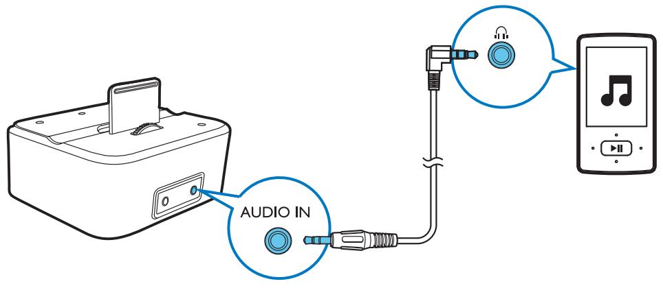 PHILIPS AS130/128792909 - Lecture par le biais d'un cable audio - 1