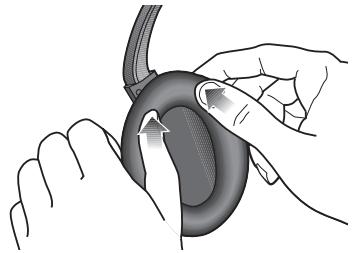 BOSER QC 151 - Fixation des coussinets des écouteurs - 1
