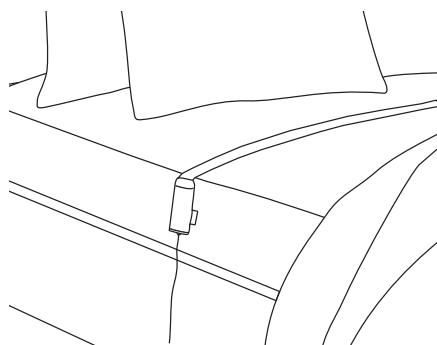 MISFIT BEDDIT - INSTALLALLEZ LE CAPTEUR DANS VOTRE LIT - 1
