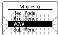 MARANTZ WS 300M - Utilisation du déclenchement à la voix (VCVA (Variable Control Voice Actuator)) - 3