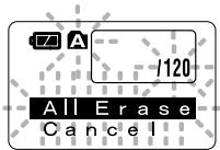MARANTZ WS 300M - Effacement de tous les fichiers d'un dossier - 4