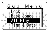 MARANTZ WS 300M - Réglage du menu secondaire - 4