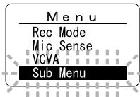 MARANTZ WS 300M - Réglage du menu secondaire - 2