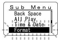 MARANTZ WS 300M - Réglage du menu secondaire - 19