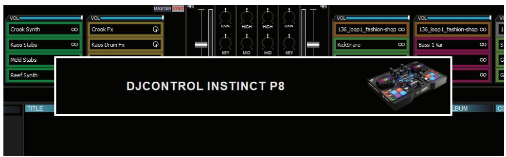 HERCULES Dj CONTROL INSTINCT P8 - Demarrage de DJUCED™ 40° - 1