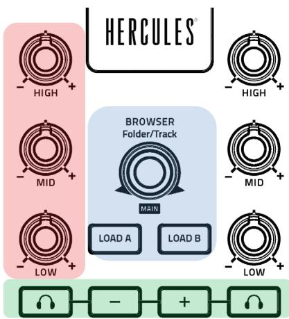 HERCULES Dj CONTROL INSTINCT P8 - VOLUME FADERS - 1
