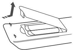 SAMSUNG AVHTAS710AVR710 - Insérez les piles de la télécommande - 1