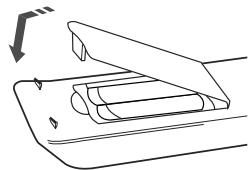 SAMSUNG AVHTAS710AVR710 - Insérez les piles de la télécommande - 3