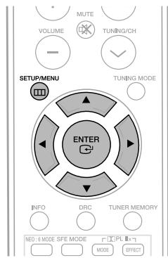 SAMSUNG AVHTAS710AVR710 - Réglage du symponiseur - 1