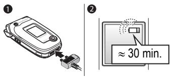 SONY ERICSSON Z520i - Pour charger la batterie - 2