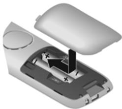 GIGASET E370A DUO BLANC - Insertion des batteries - 3