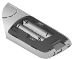 GIGASET E370A DUO BLANC - Insertion des batteries - 2