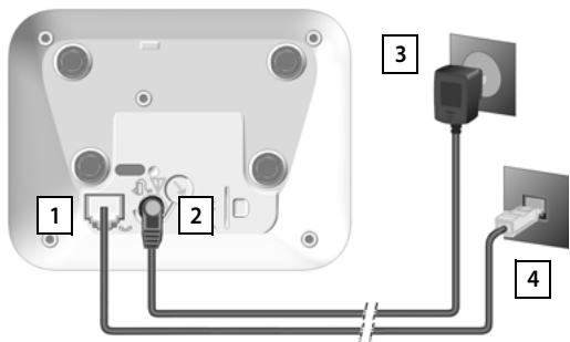 GIGASET E370A DUO BLANC - Base - 1