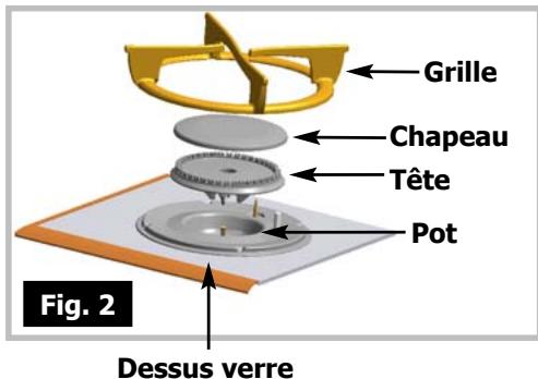 DE DIETRICH DTI 421 XL1 - Changement de gaz (suite) - 2