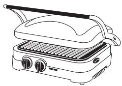 CUISINART GR47BE - Posizione chiusa - 1