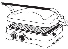 CUISINART GR47BE - Gesloten positie - 1