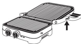 CUISINART GR47BE - Pozycja w pelni otwarta - 1