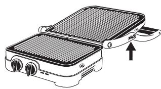CUISINART GR47BE - Volledig geopende positie - 1