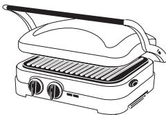 CUISINART GR47BE - Closed Position - 1
