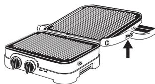 CUISINART GR47BE - Position complètement ouverte - 1