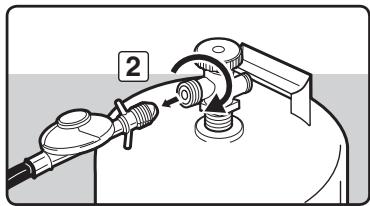 WEBER SUMMIT S420 -7120053c - REBRANCHEMENT DE LA BOUTEILLE DE GAZ PROPANE - 2