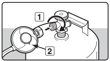 WEBER SUMMIT S420 -7120053c - Avertissement: vérifie que le robinet ou le détendeur de la bouteille de gaz est fermé. - 1