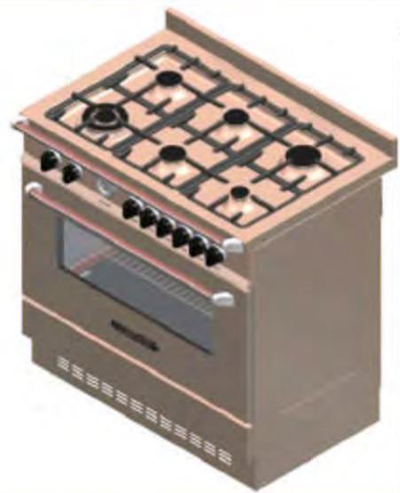 LA GERMANIA CM95C61CR - Nettoyage interieur du four - 7