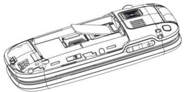 TELEFUNKEN TM260COSIROUGE - Installer la carte SIM - 1
