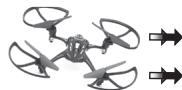 PNI DR SMART HD - Roulis: inclinaison gauche/droite (joystick droit, mouvement gauche/droite) - 4