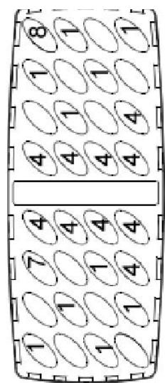 DARTY LAVE VAISSELLE DFS1010X - Remplissage des paniers selon la norme En50242 : - 2
