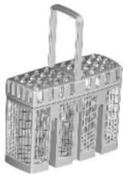 DARTY LAVE VAISSELLE DFS1010X - Remplissage du panier à couverts - 1