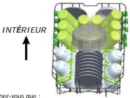 DARTY LAVE VAISSELLE DFS1010X - Panier du haut - 1