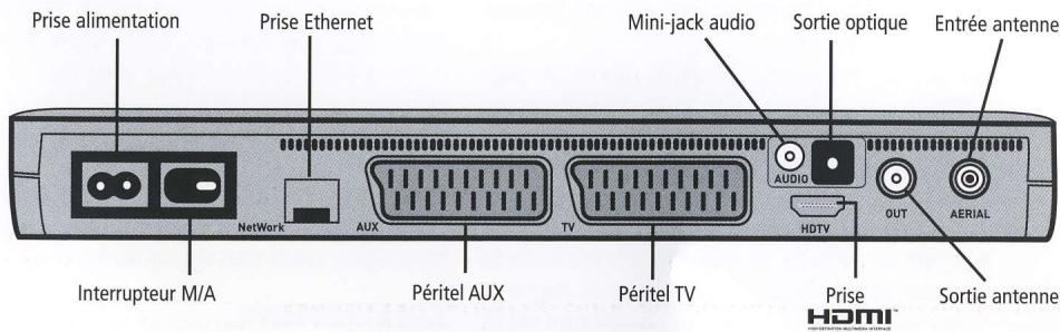NETGEM NETBOX ARGENT - CONNECTIQUE ARRIÈRE : - 1