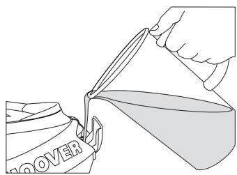 HOOVER SFD4102 - Chapitre 2.2 - Remplissage du réservoir d'eau - 1