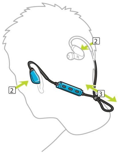 TOMTOM SPARKMU+CARD FiN ViOLET - Porter votre casque d'écoute - 3